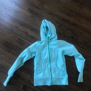 Lululemon Scuba hoodie, size 6, mint green